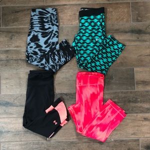 Bundle of small Nike/under armour pants small